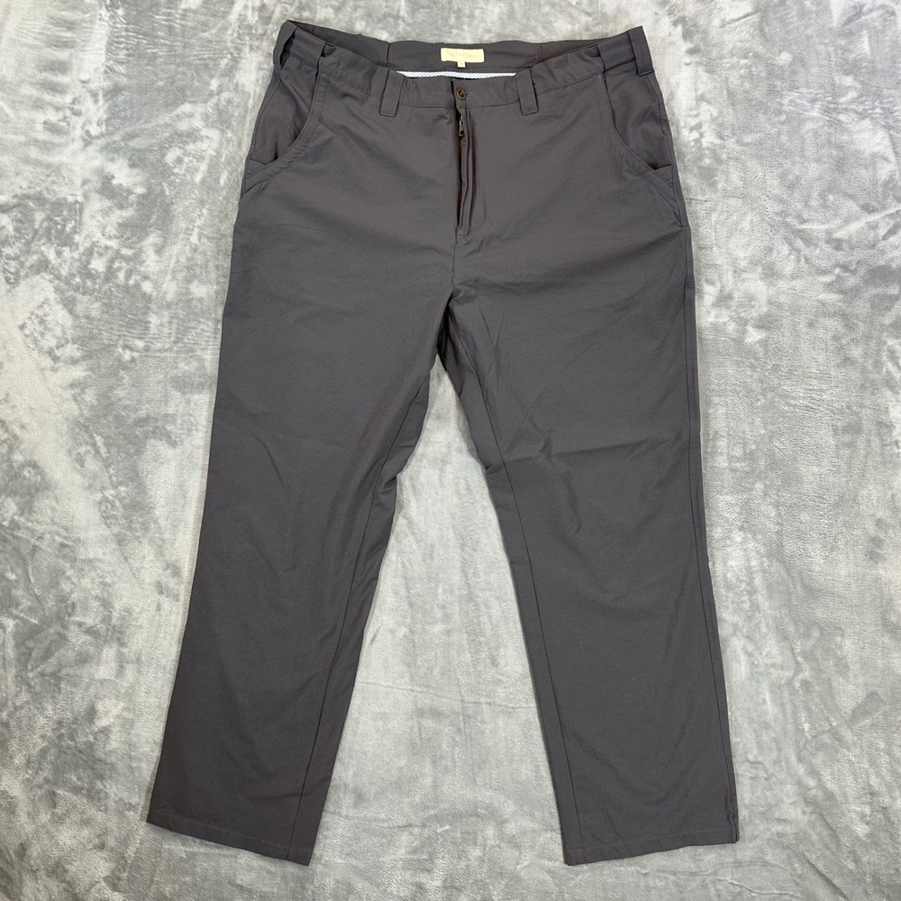 Territory Ahead Chino Pants Mens Size 42x32 Gray Nylon Spandex